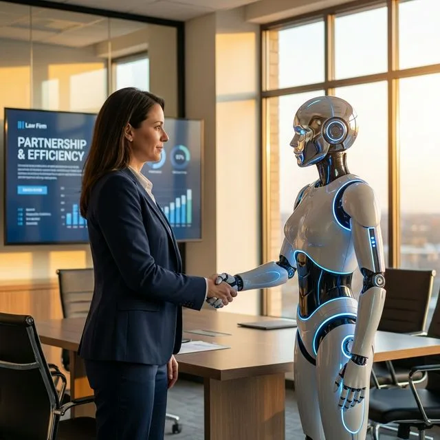 Lawyer AI Handshake