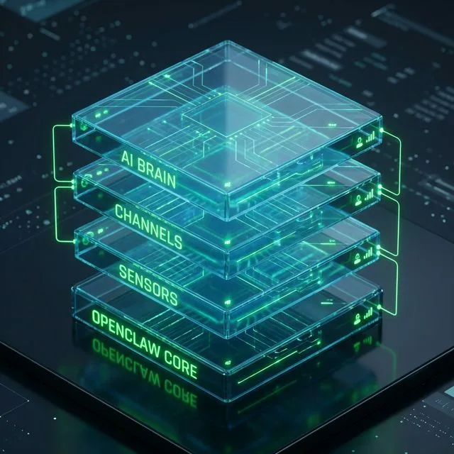 OpenClaw 技術架構圖